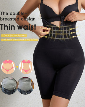 Women's Seamless High Waist Tummy Control With Hook Shaping Shorts