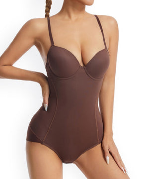 Breast Push Up Butt Lift Bodysuit Shapewear With Bra