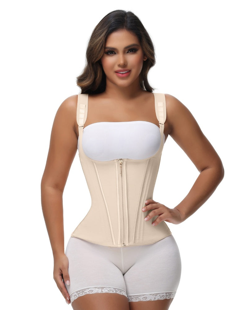 Shapshe® Fajas Colombianas Steel Boned Tummy Control Waist Trainer