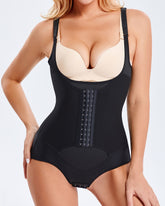 Women's Waist Trainer Bodysuit Tummy Control Slim Cincher Open Bust Shapewear