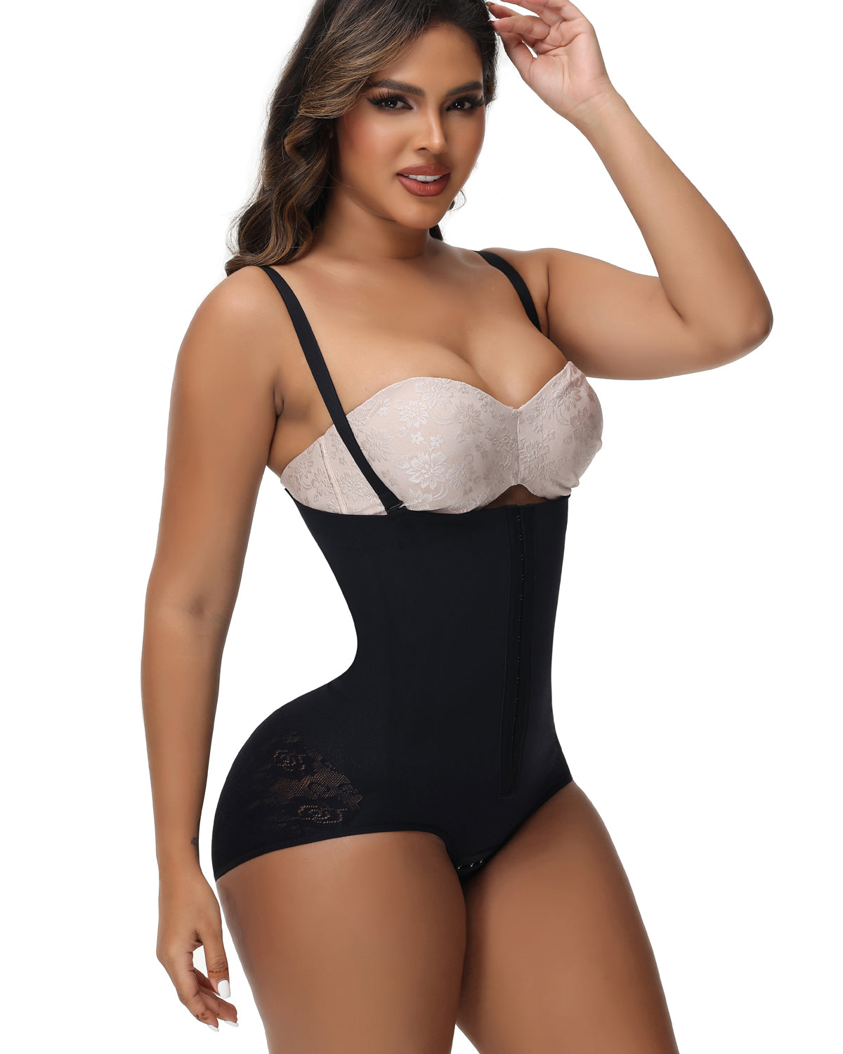 Shapshe® High Waist Jacquard Butt Strapless Shapewear Slip Tummy Control BBL Faja Shorts（Pre-Sale）