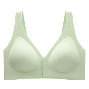 Women's Front buckle Large size Thin Gathering Breast Anti-sagging Bra