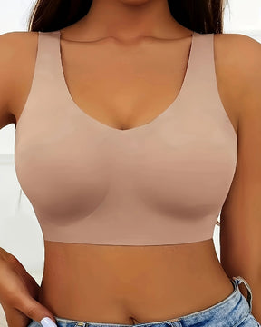 Women's Seamless Removable Padded Soft Wireless Sport Bra