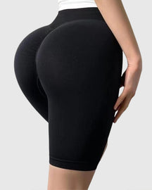 Yoga Shorts High Waist Seamless Hip Lift Shorts