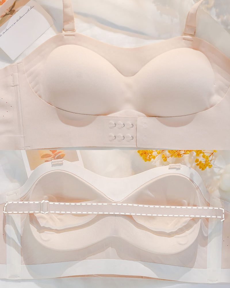 Seamless Adjustment on Slip Push up Bra Underwear