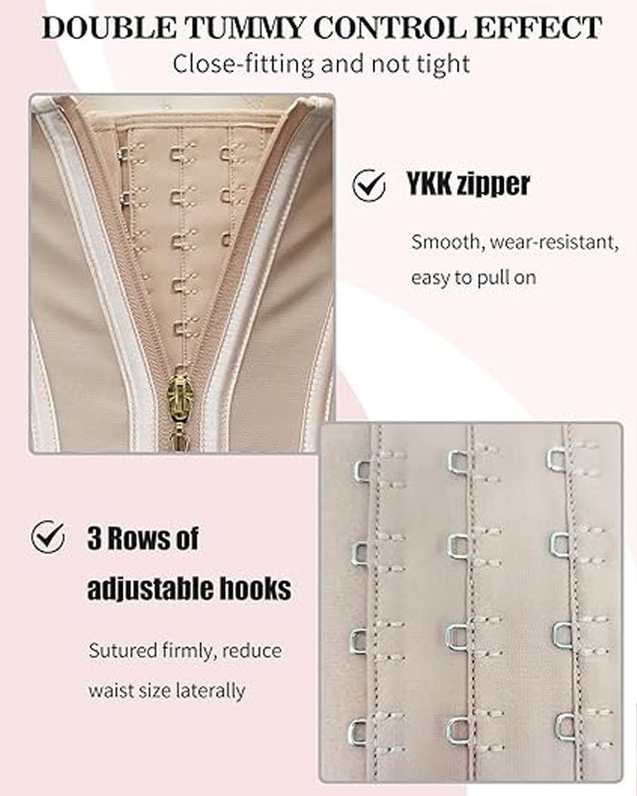 Waist Trainer for Women Body Shaper Corset Vest Tank Top with Steel Bones