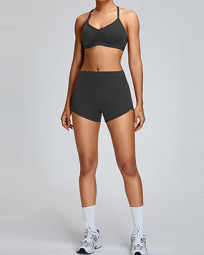 Seamless Hip-lifting Sports Yoga Shorts