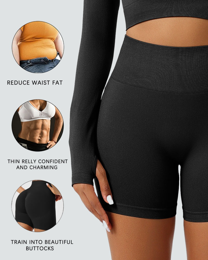 Mid-rise Tummy Control Hip Lift Thin Style Shaping Shorts