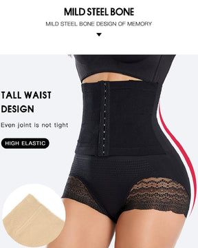 High Waist Firm Tummy Control Shapewear Panties Wrap Waist Belt Shaper Briefs