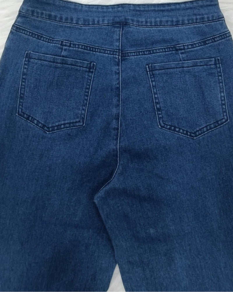 Classic Chic Sleeveless Washed Denim Set for Women