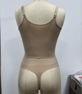 Seamless Tummy Control Thong Body Shaper High Waisted Girdle Butt Lifter Bodysuit