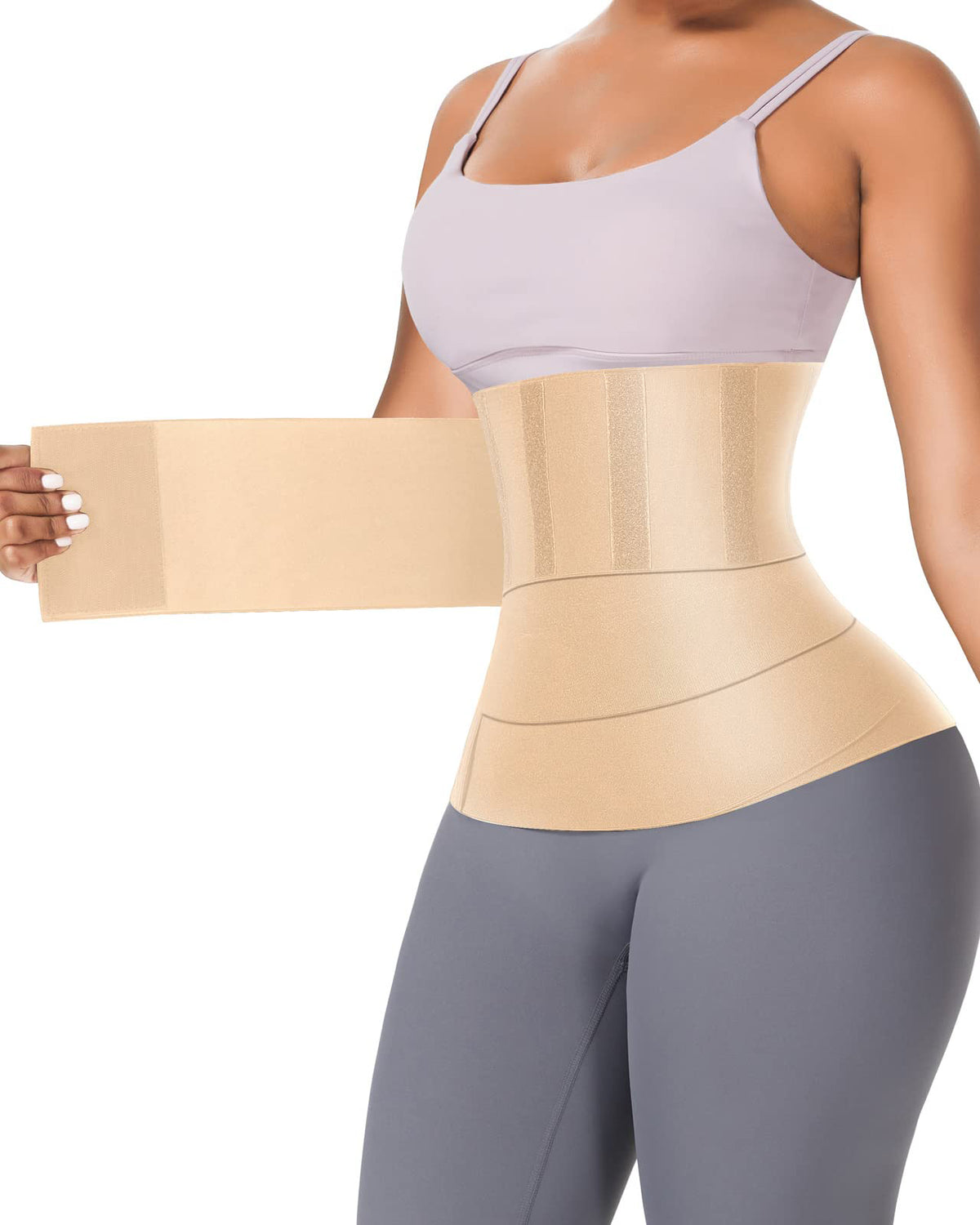 Waist Trainer For Women Belt Waist Cincher Tummy Wrap Plus Size Snatch Up Bandage