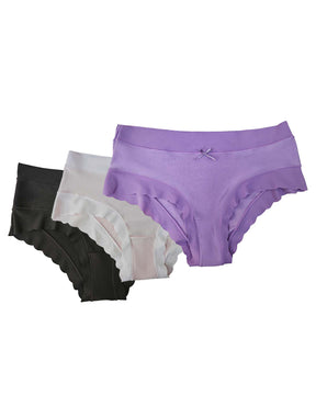 High Elastic Breathable Panties Comfortable Solid Color Simple Briefs