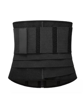 Removable Strap Zip-Up Sports Waist Trainer Shapewear Wrap Belt