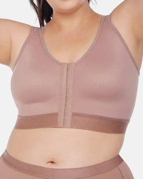 Front Closure Wireless Comfort Back Support Full Coverage Bras