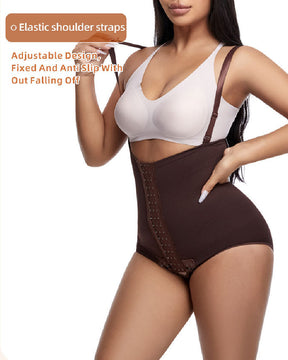 Women's Tummy Control Adjustable Buckle Front Open Bust Shapewear