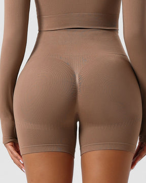 Mid-rise Tummy Control Hip Lift Thin Style Shaping Shorts