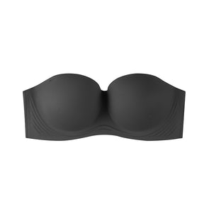 Sujetador invisible sin tirantes antideslizante para mujer Sujetador push up de tubo sin costuras de gran tamaño