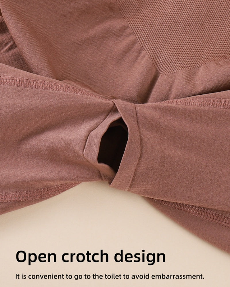 2 in 1 Seamless Double Tummy Control Mid Length Bodysuit