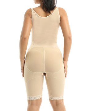 Women's Full Body Fajas Colombianas Zipper Tummy Control Open Crotch Corset Shapewear