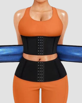 Women's Sweat Weight Loss Sports Waist Trainer Belly Shaping Sauna Corset Girdle