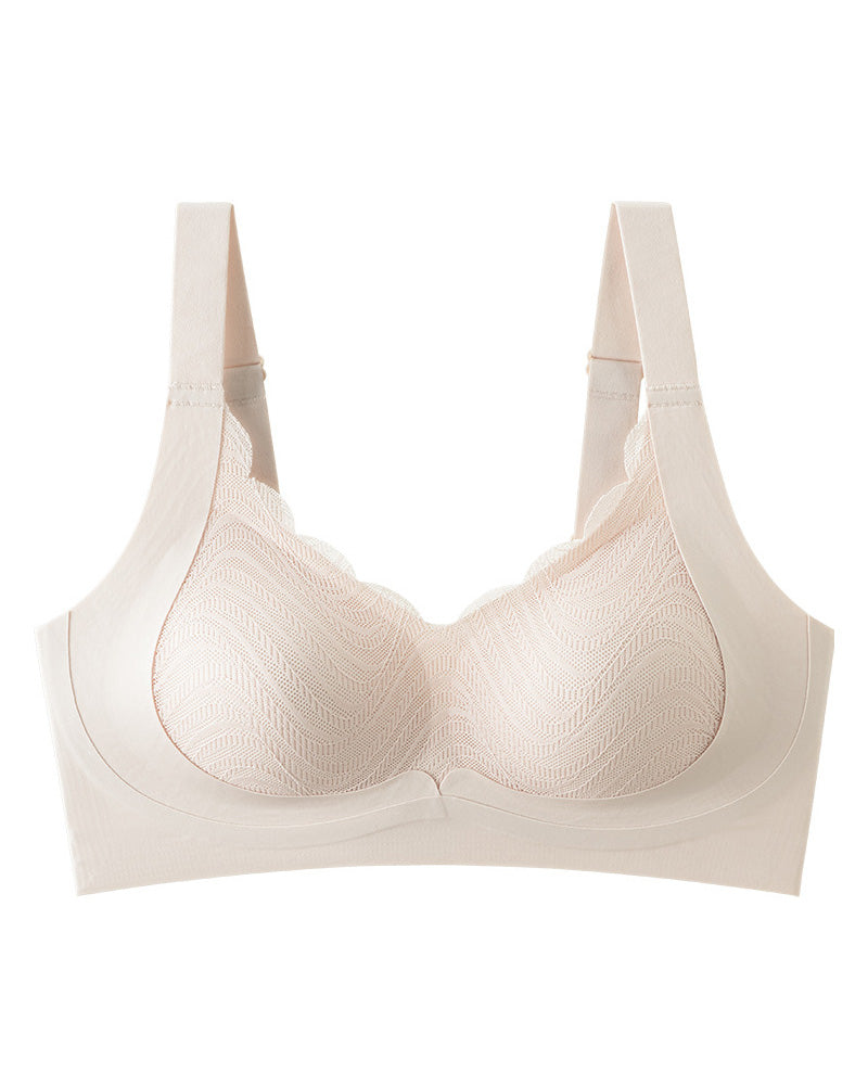 Women's Seamless Wireless Anti-sagging Minimizer Thin Adjustment Bra