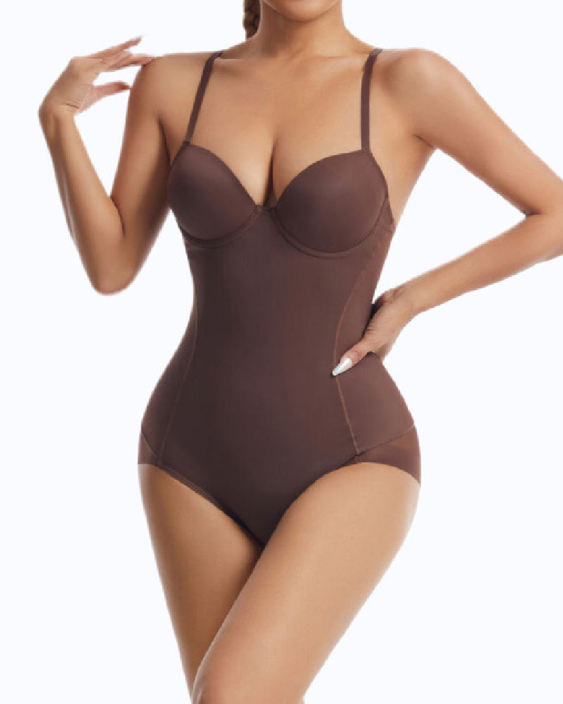 Breast Push Up Butt Lift Bodysuit Shapewear With Bra