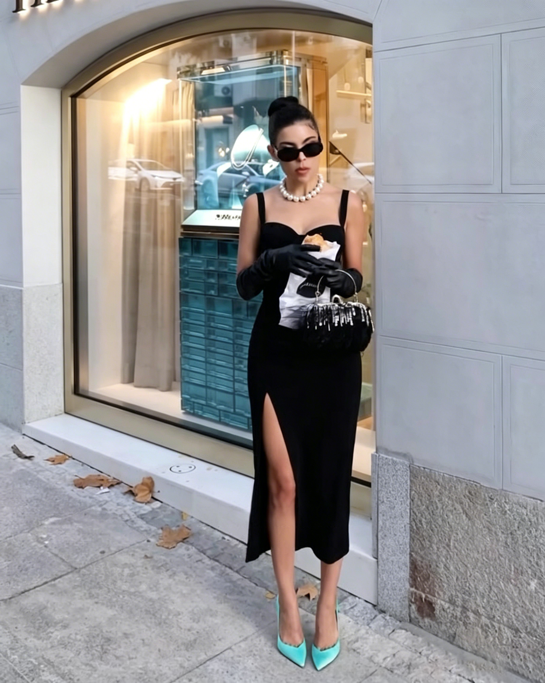 Classic  Dress with A Corset Inside