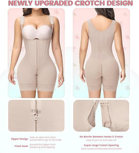 Fajas Colombianas Full Body Tummy Control Butt Lifting Post Surgery Compression Shapewear