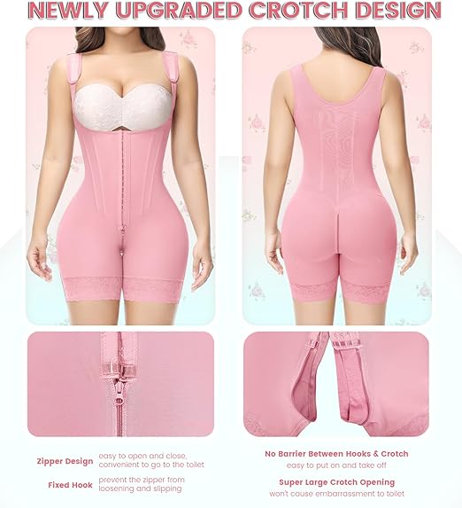 Fajas Colombianas Full Body Tummy Control Butt Lifting Post Surgery Compression Shapewear