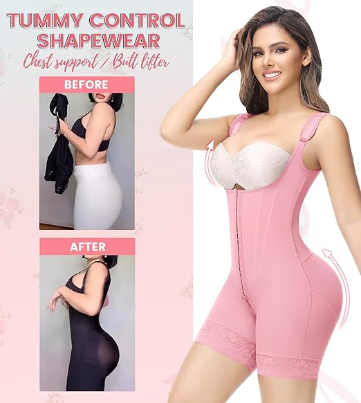 Fajas Colombianas Full Body Tummy Control Butt Lifting Post Surgery Compression Shapewear