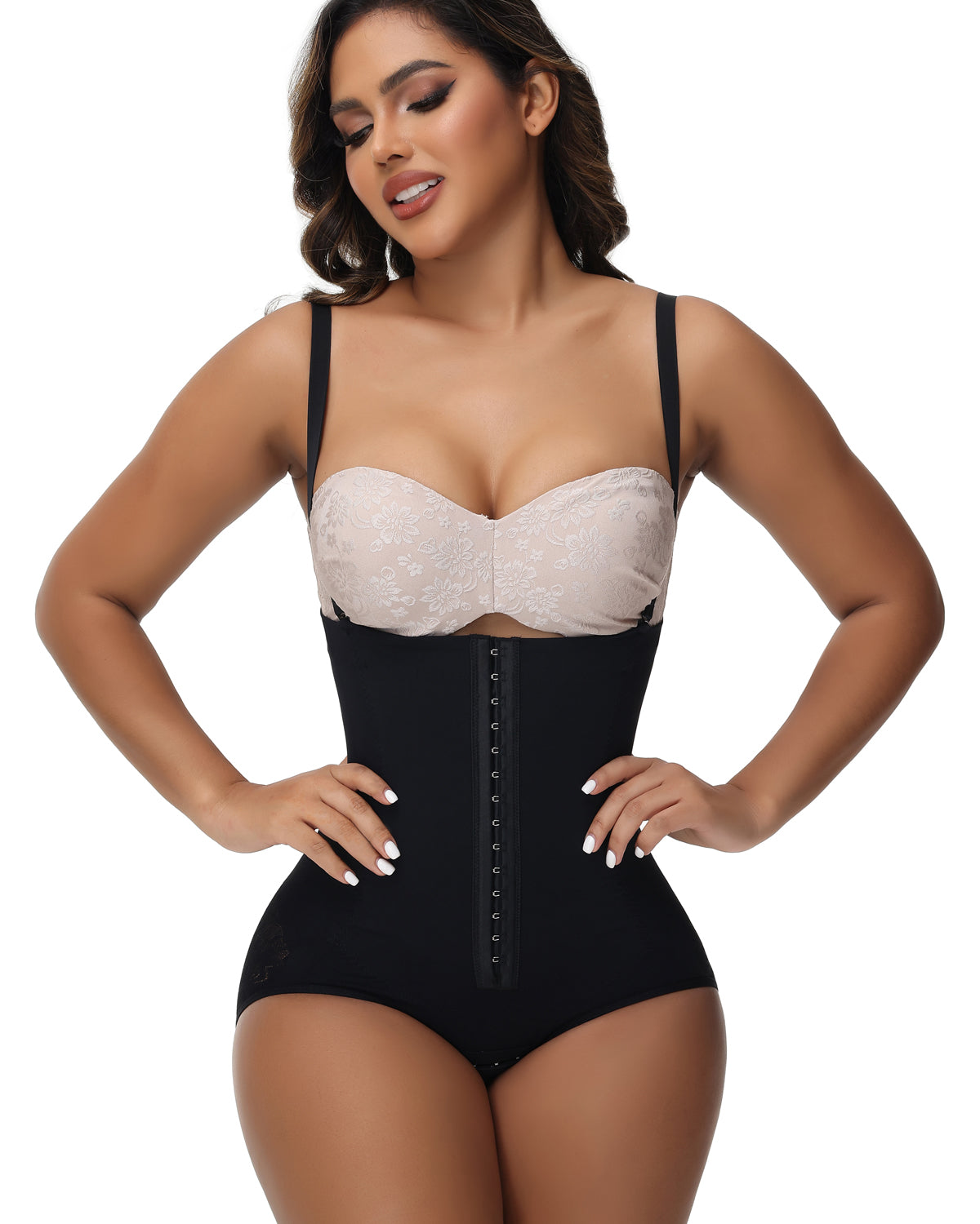 Shapshe® High Waist Jacquard Butt Strapless Shapewear Slip Tummy Control BBL Faja Shorts（Pre-Sale）