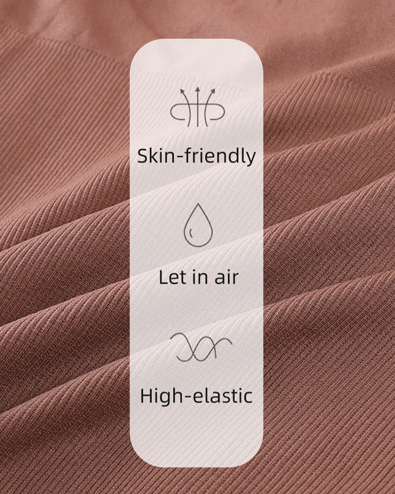 2 in 1 Seamless Double Tummy Control Mid Length Bodysuit