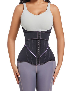 Buckle Waist Trainer High Compression Tummy Control Corset