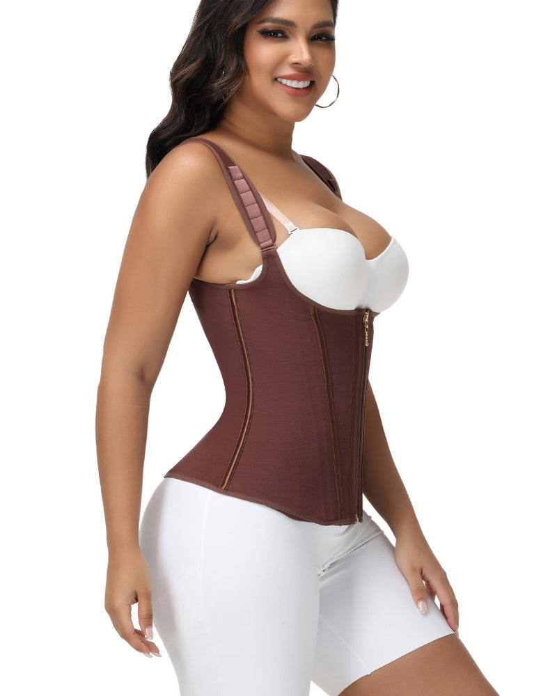 Shapshe® Fajas Colombianas Steel Boned Tummy Control Waist Trainer