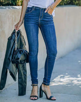 Versatile Stretch High Waisted Skinny Jeans for Women