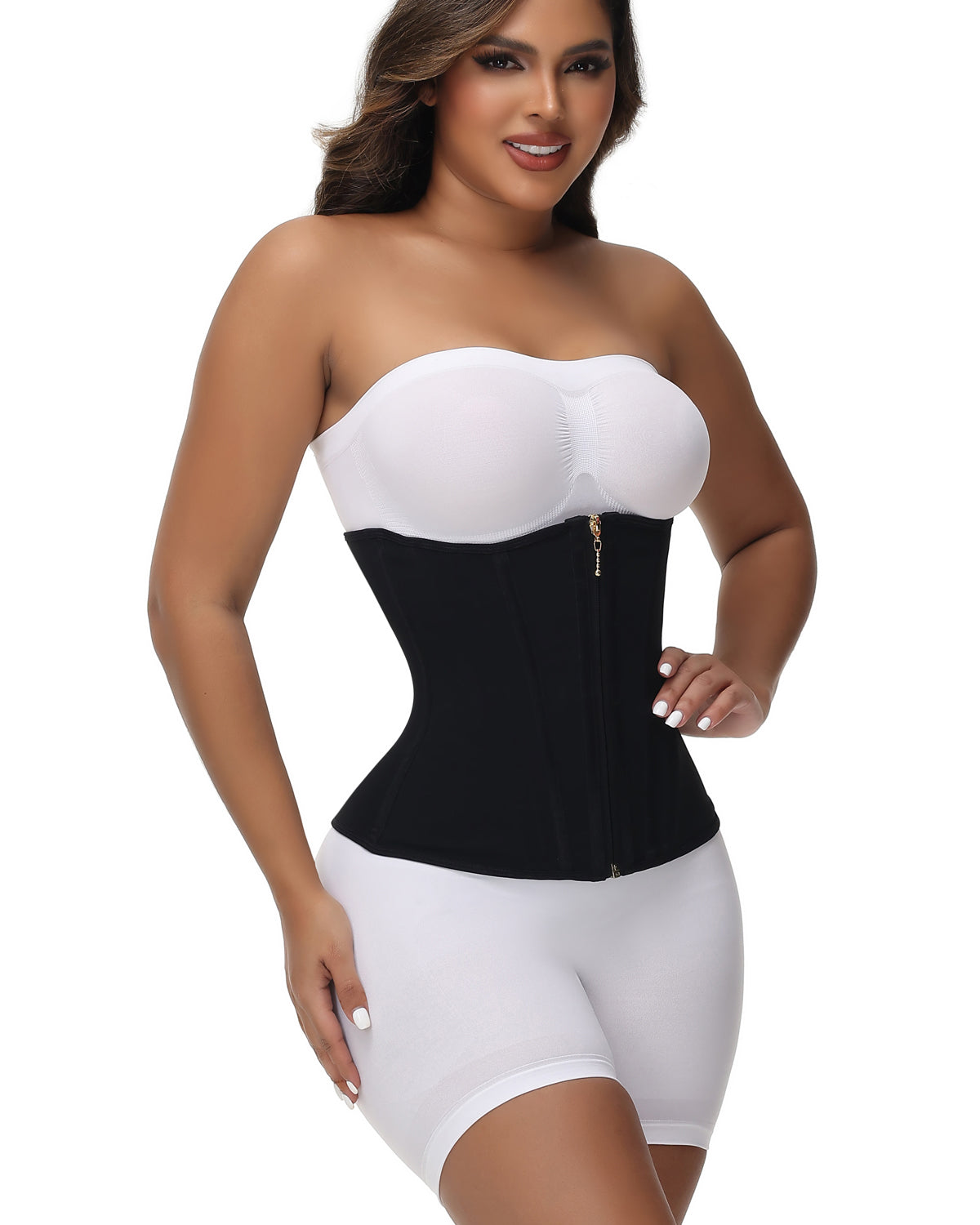 Hourglass Faja Waist Trainer For Women Double Tummy Control Workout Waist Cincher Corset