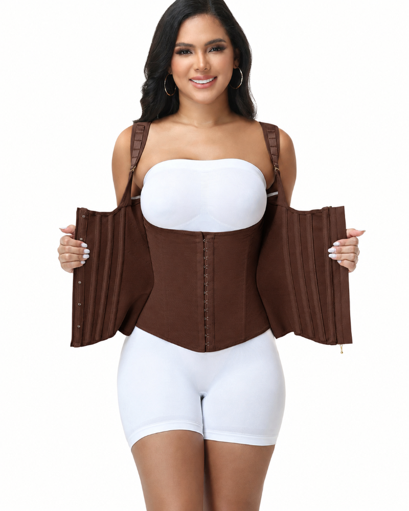 Shapshe® Double Layer Compression Curved Boned Waist Trainer