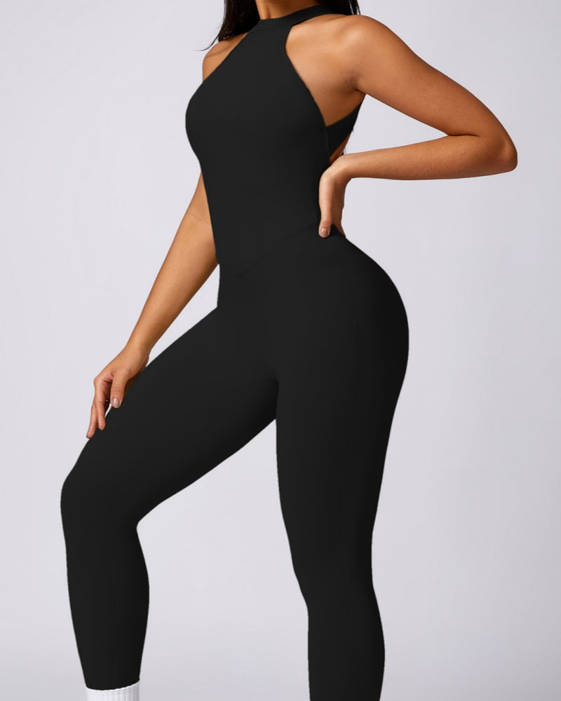 Peach Hip-lifting and Beautiful Back Quick-drying Yoga Jumpsuit