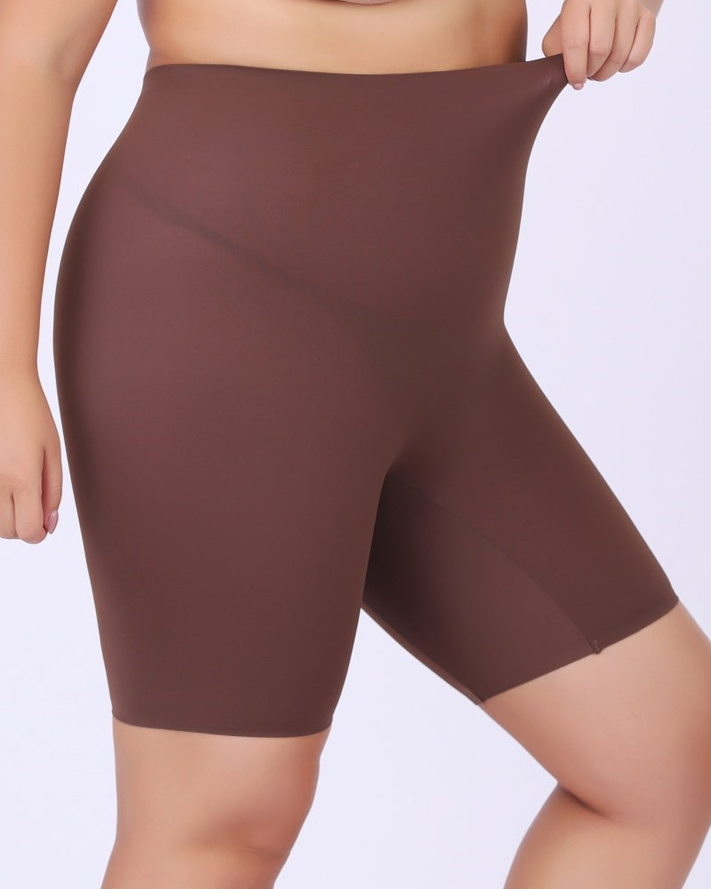 Shorts moldeadores sin costuras de talle medio con control de abdomen y levantamiento de cadera
