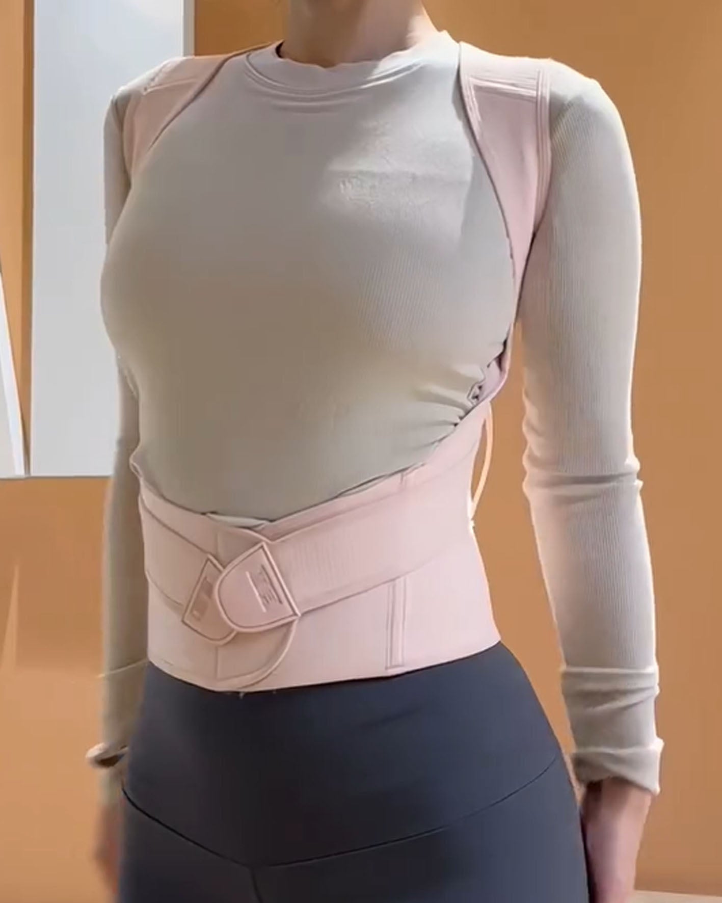 Adjustable Breathable Nude P Back Posture Correction