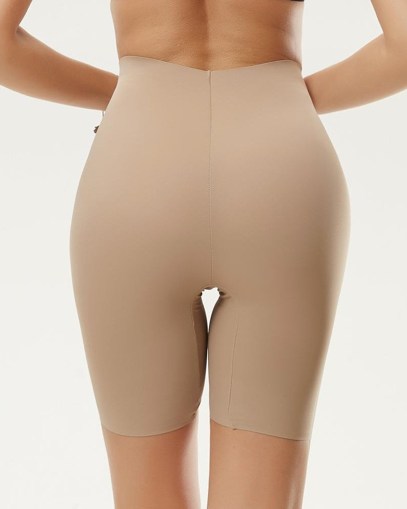 Shorts moldeadores sin costuras de talle medio con control de abdomen y levantamiento de cadera