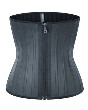 Women's Latex Underbust Waist Training Steel Boned Corset Shapewear