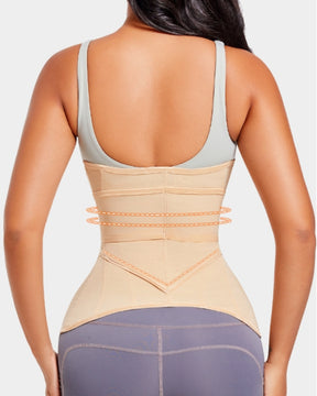 Buckle Waist Trainer High Compression Tummy Control Corset