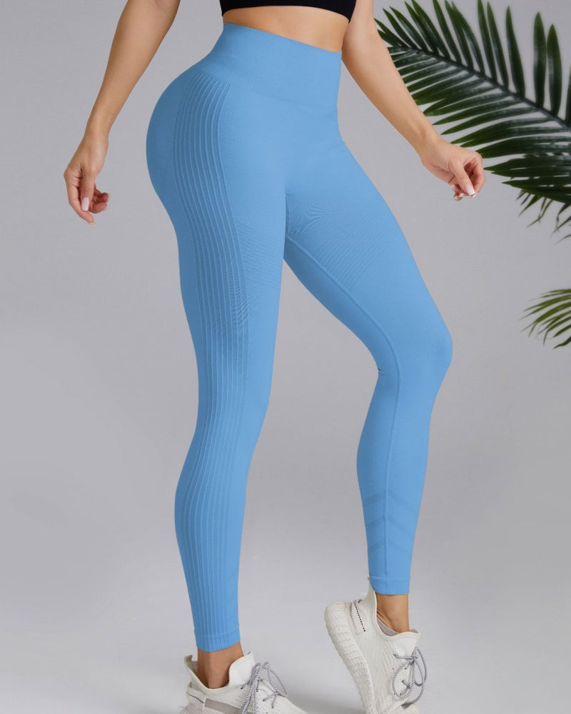 High Waisted Tummy-controlling Peach-hips Nude Long Yoga Pants