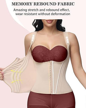 Entrenador de cintura para mujer Body Shaper Corset Chaleco Tank Top con huesos de acero