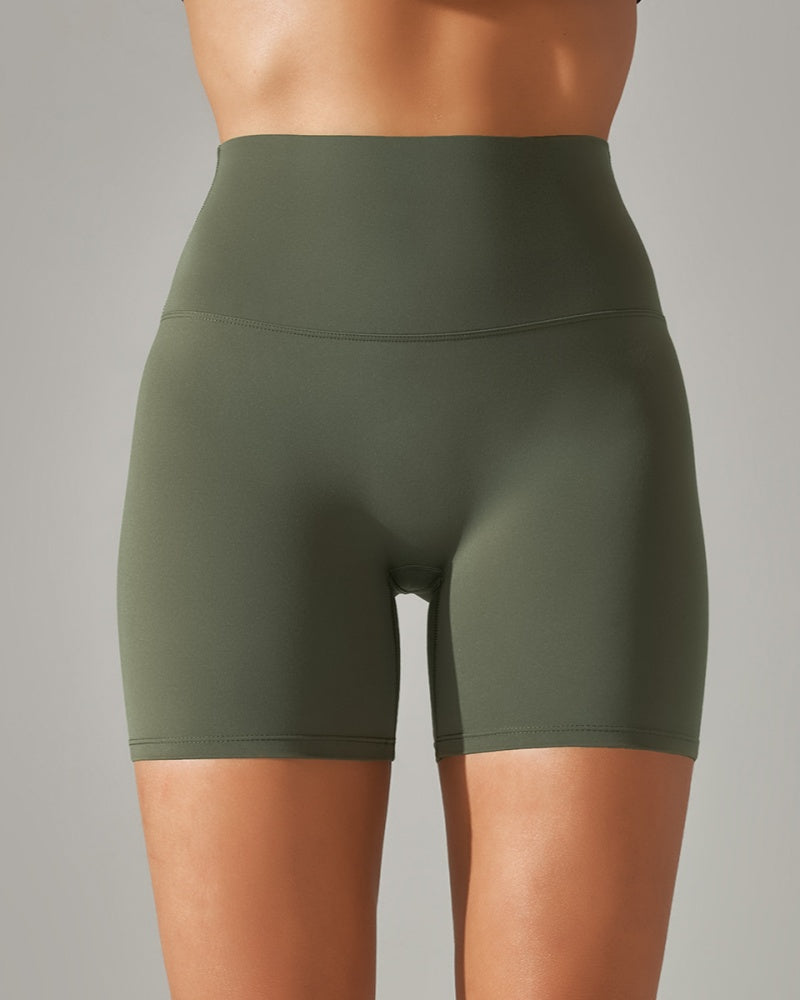 Skinny High Waist Stretch Yoga Shorts