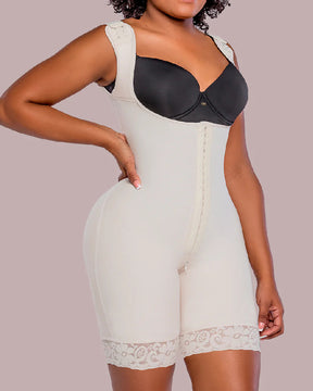 Hourglass Invisible Tummy Control Stage 2 Fajas Butt Lifting Front Buckle Shapewear