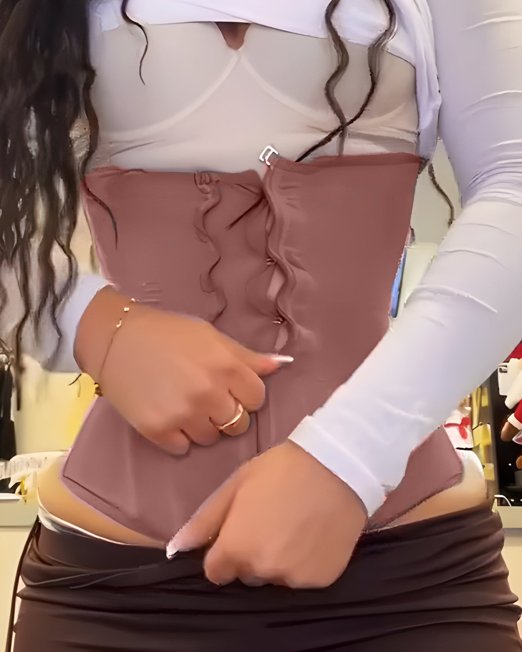 Fajas Colombianas Front Zipper Steel Boned Tummy Control Waist Trainer