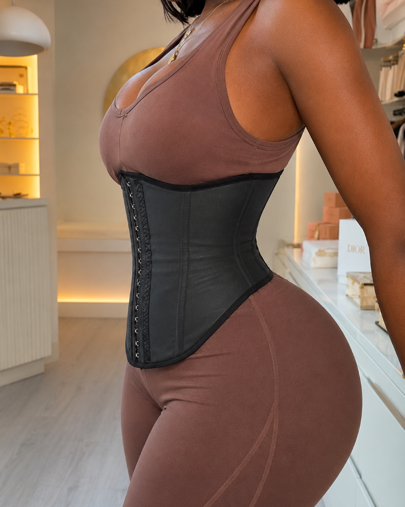 Waist Trainer Faux Leather Slimming Belt